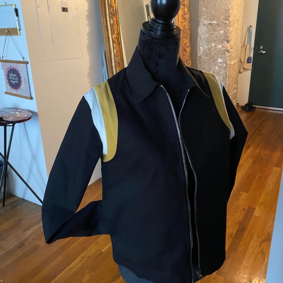 Very Rare brand NEW without tags Valfré Anxiety Levels black Bowler Jacket Sz S - Picture 7 of 16